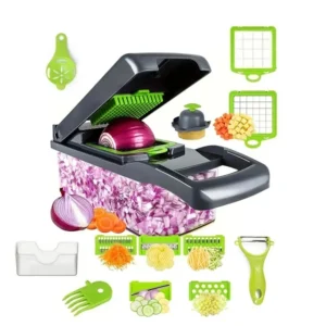 14/16 in 1 Multifunctional Vegetable Chopper Onion Chopper Handle Food Grate