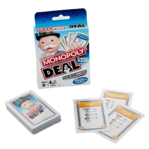 Monopoly Deal Card Game, for Kids, Ages 8 9 10 11 12 and Up