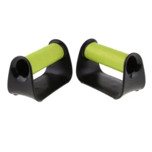 Pair of 1 Push Up Bars Push Up Stands Handles – Green