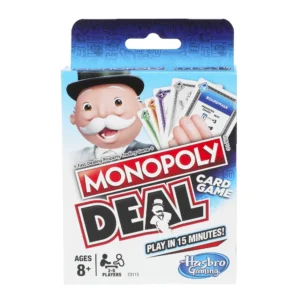 Monopoly Deal Card Game, for Kids, Ages 8 9 10 11 12 and Up