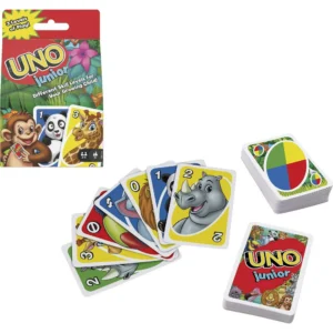 ​UNO Junior Card Game for Kids with Simple Rules & Animal Matching