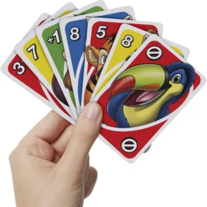 ​UNO Junior Card Game for Kids with Simple Rules & Animal Matching