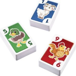 Skip-Bo Junior Card Game for Kids and Game Night, 2 Levels of Play