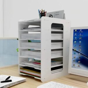 7 Layers Multifunction Document Trays File Paper Letter Holder