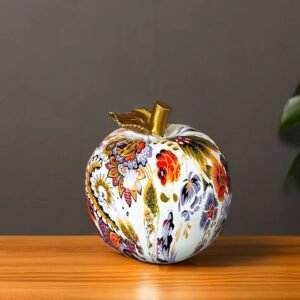 Resin Figure Apple Ornament - Colorful Modern Art Craft