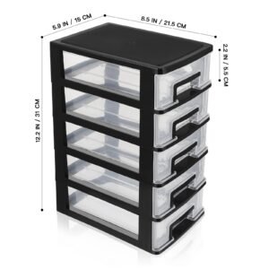 5-Layer Drawer Storage Organizer for Office and Home Desk